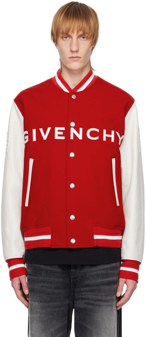 givenchy red bomber jacket|Givenchy bomber jacket women's.